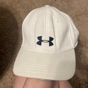 White under armor hat